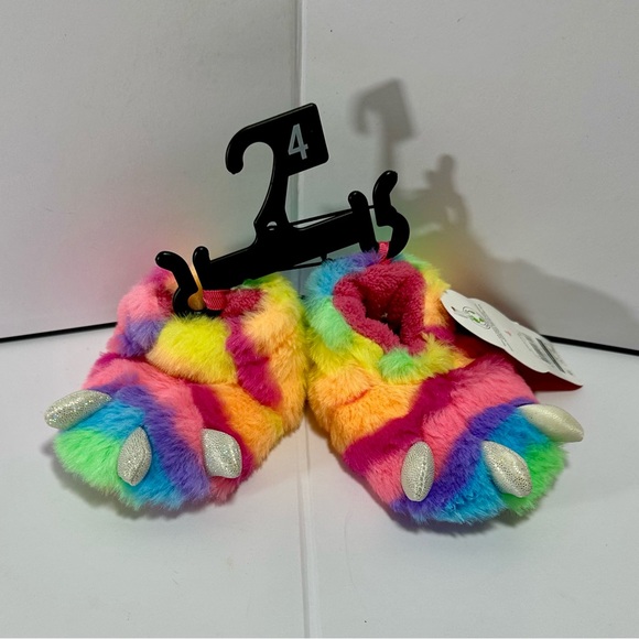 👹NWT👹WONDER NATION Colorful Claw Slippers - Picture 1 of 5